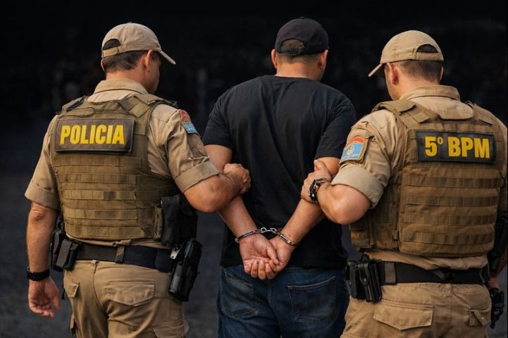 Homem com mandado de prisão é detido no centro de Tubarão