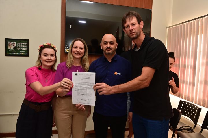 São Martinho: Ordem de serviço para pavimentação da estrada Padre Eduardo Knopp é assinada