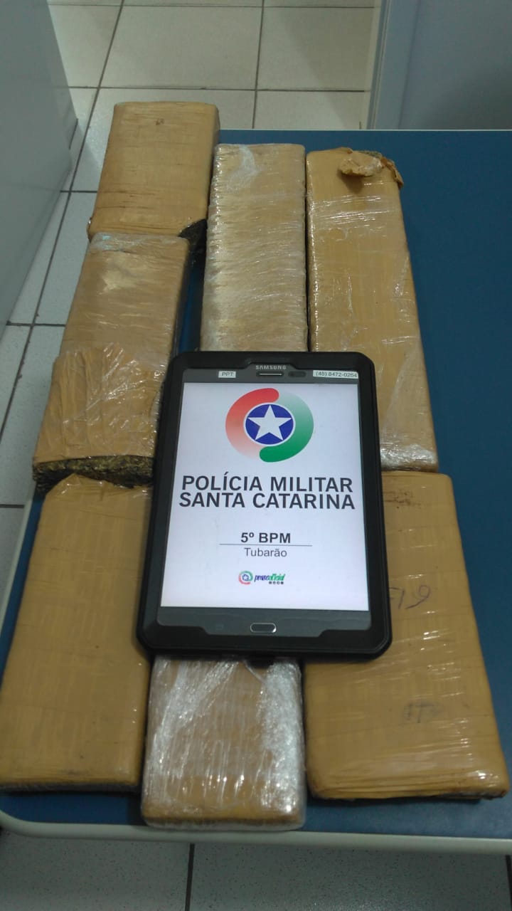 Polícia apreende 5 quilos de drogas em Jaguaruna