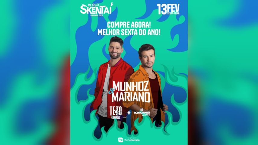 Venda de ingressos para o Bloco Skentaí chega à última semana