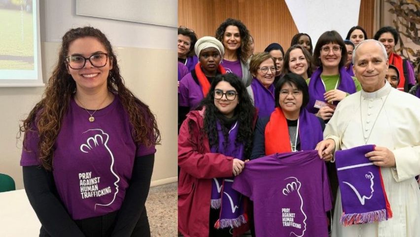 Tubaronense encontra o Papa e leva pauta do combate ao tráfico humano ao Vaticano