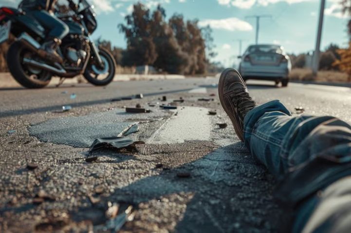 Motociclista sem CNH provoca acidente entre duas motos e deixa feridos em Capivari de Baixo