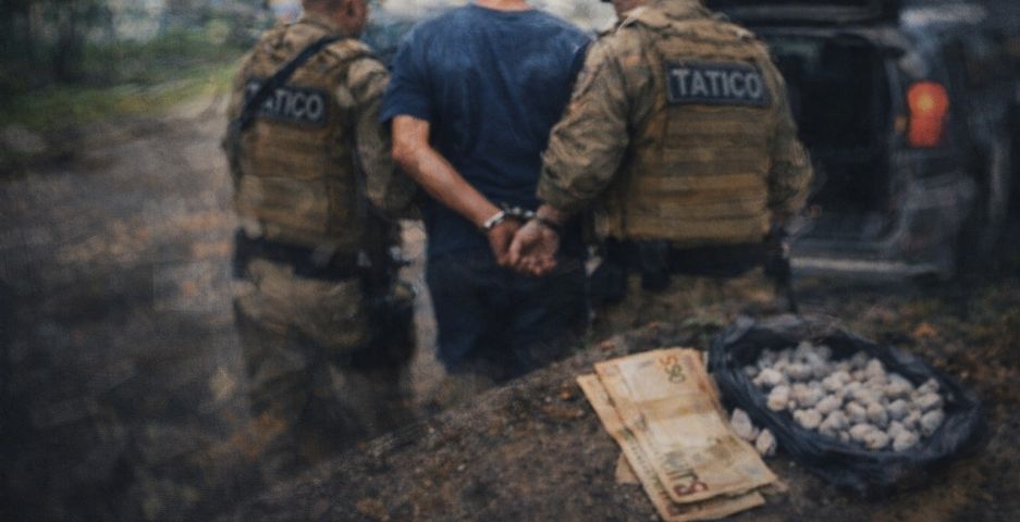 Tráfico a menos de 100 metros de escola termina com prisão em Tubarão