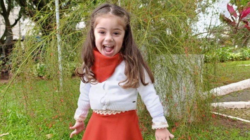 Menina Luísa continua internada e família pede para intensificar orações 