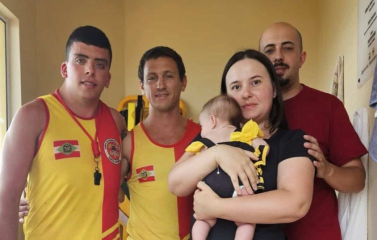 Posto de salva-vidas no Campo Bom salva bebê engasgado e reforça importância da unidade em Jaguaruna