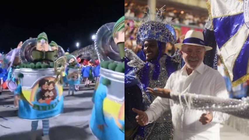 Acadêmicos de Niterói satiriza neoconservadores em desfile que homenageia Lula no Rio