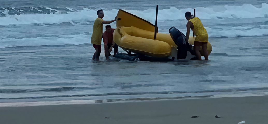 VÍDEO: Homem desaparece após se afogar no balneário Copa 70, em Jaguaruna