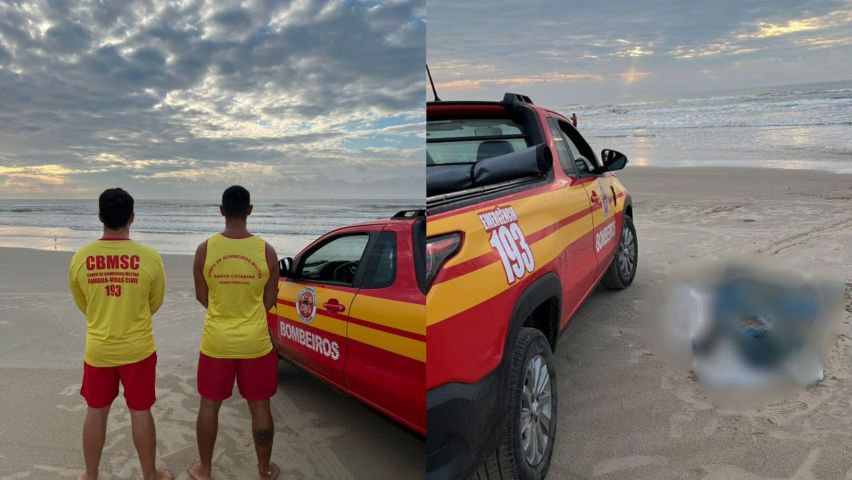 Corpo de vítima de afogamento é localizado na Praia da Esplanada, em Jaguaruna