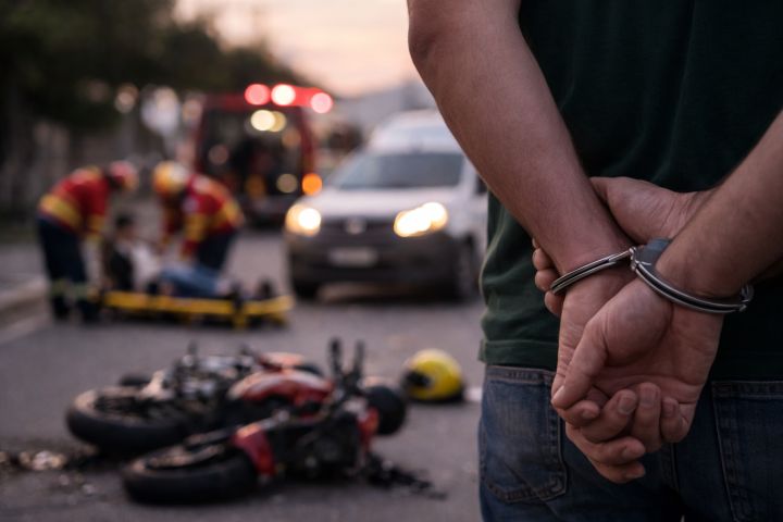 Motorista embriagado é preso após acidente que feriu motociclista em Laguna