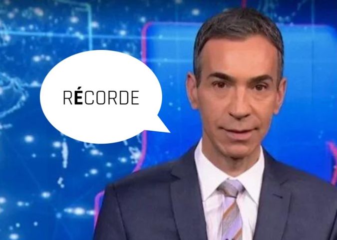 MPF aciona Globo na Justiça por pronúncia da palavra 'recorde' e pede R$ 10 milhões