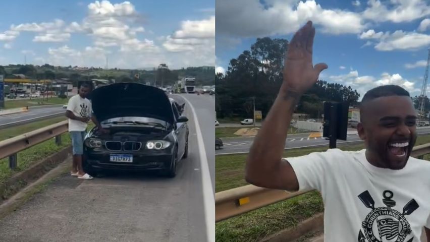 (VÍDEO) Mecânico encontra cliente a 700 km de casa e faz atendimento inesperado na estrada