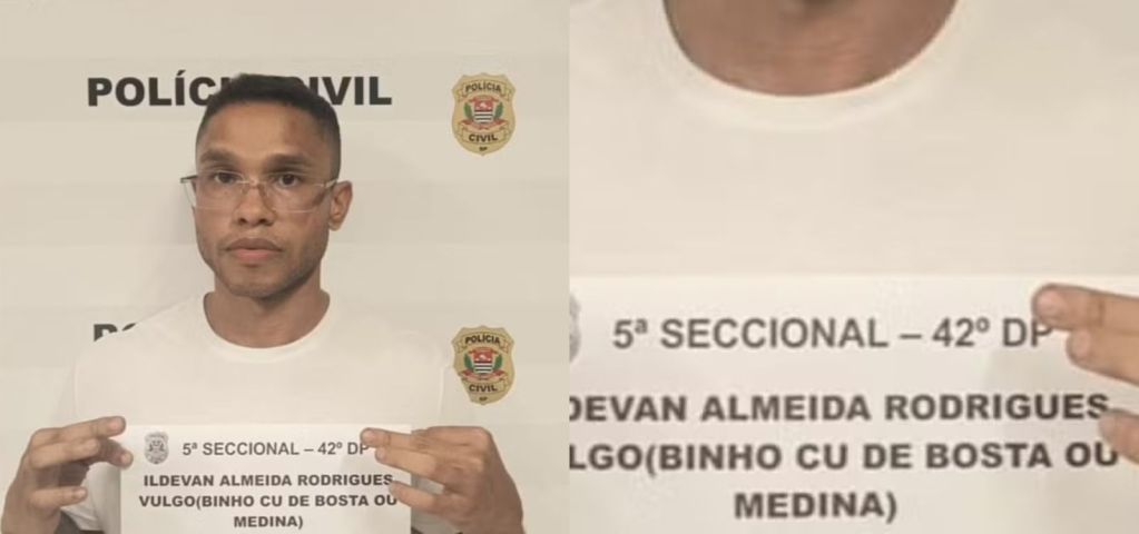 Chefe de grupo criminoso com apelido duvidoso é preso em São Paulo