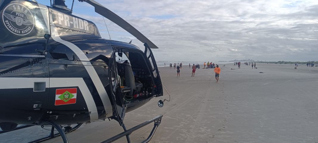 Jovem de 18 anos morre após se afogar na orla marítima de Passo de Torres