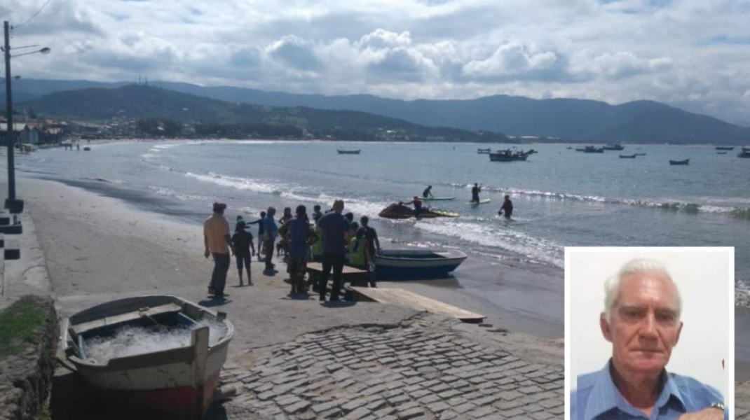 Identificado o corpo encontrado no alto mar em Garopaba