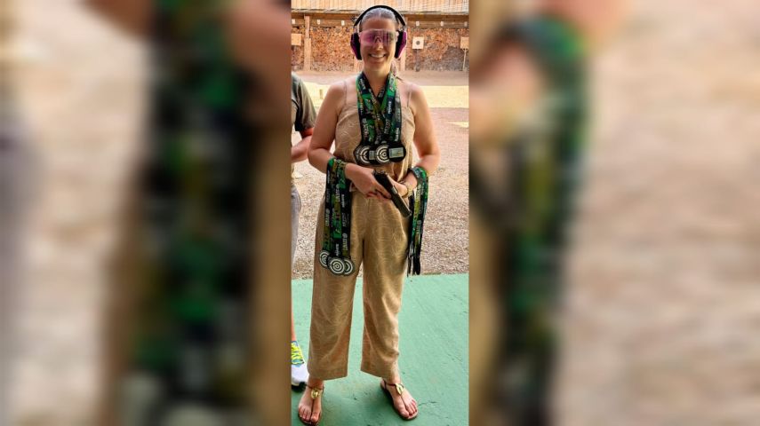 Atiradora de Tubarão conquista título nacional no tiro esportivo