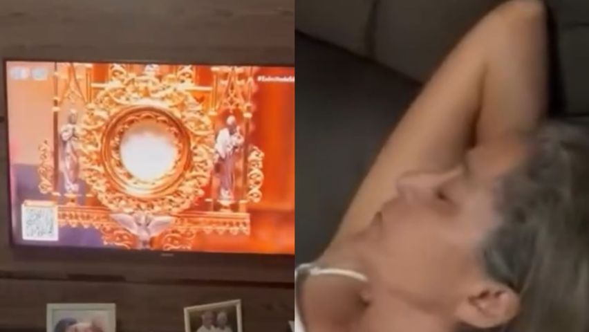 (VÍDEO) Irmãs se reúnem para vigília com Frei Gilson, mas acabam dormindo durante transmissão
