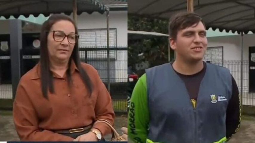 Coletores de lixo encontram carteira com R$ 7,7 mil e devolvem a dona em SC