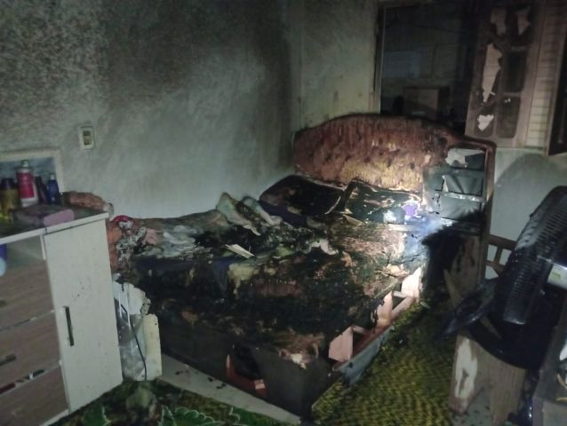 Homem é preso por incêndio criminoso em residência em Tubarão na madrugada deste domingo