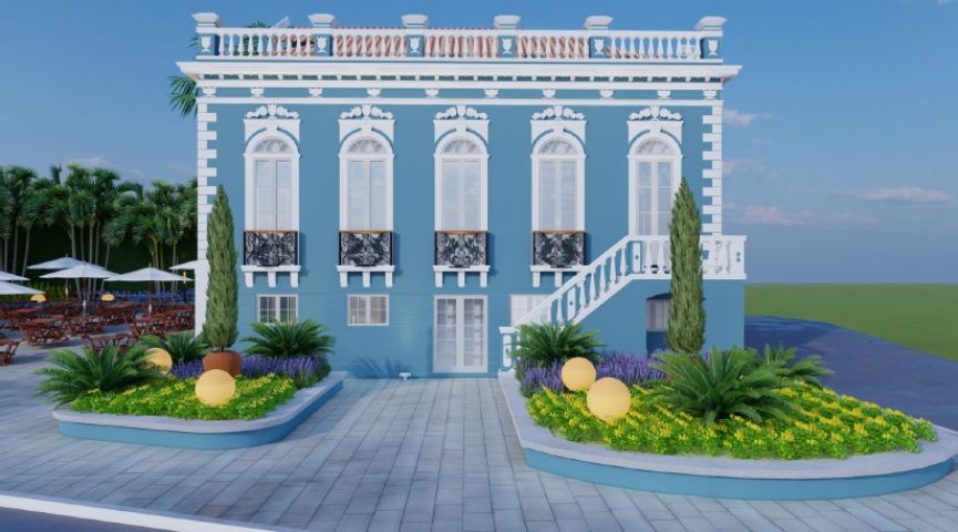 Área externa da Casa da Cidade passará por revitalização e novo paisagismo