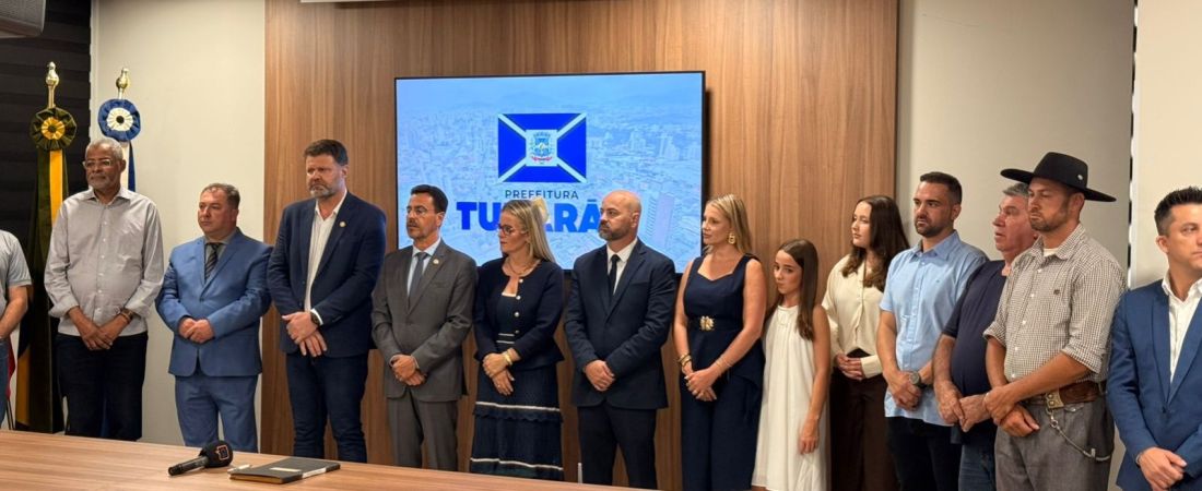 Em seu primeiro mandato, Everson Martins assume interinamente a Prefeitura de Tubarão