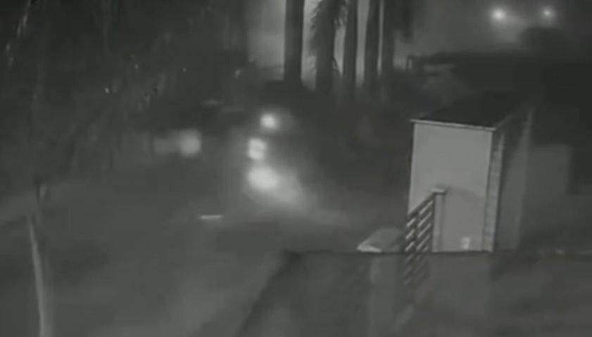 Vídeo de câmera de segurança mostra momento da colisão fatal em Braço do Norte