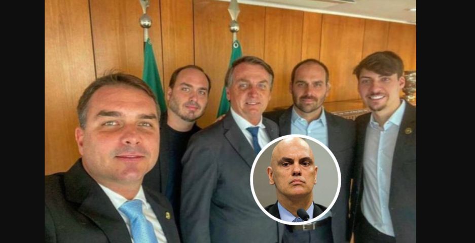 Pedido negado: Moraes nega ‘passe livre’ para filhos visitarem Jair Bolsonaro