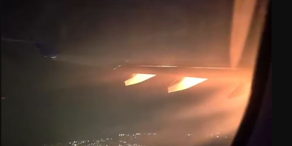 (Vídeo) Motor de avião que ia para os EUA explode após decolagem no Aeroporto de Guarulhos; assista