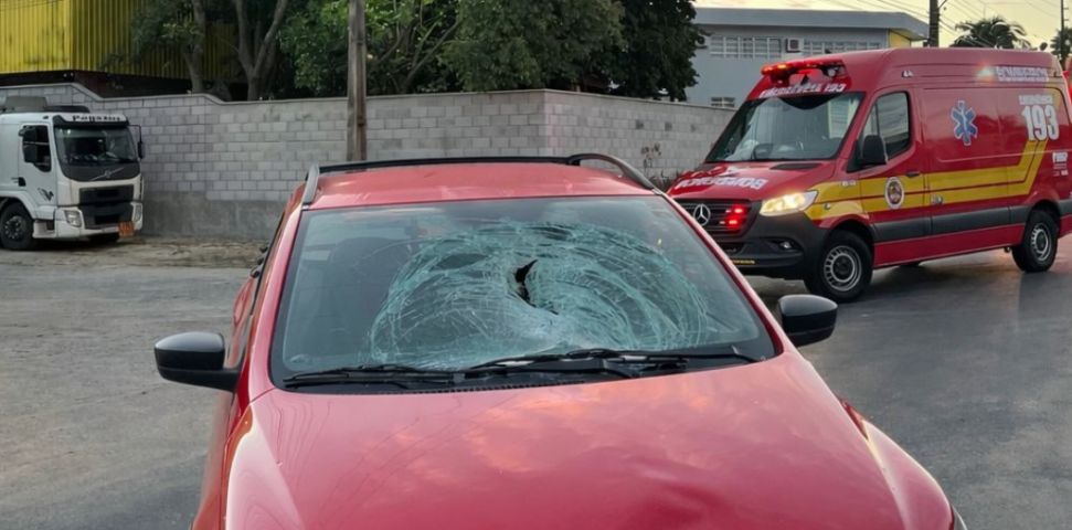 Idosa de 61 anos fica ferida após atropelamento em Tubarão