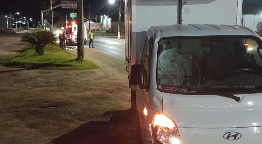 Ciclista morre após colisão com caminhão na SC-370, em Tubarão