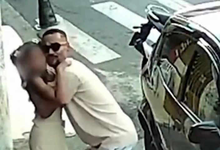 (VÍDEO) Pai abraça filha que escapou por centímetros de atropelamento que matou irmãos em Diadema
