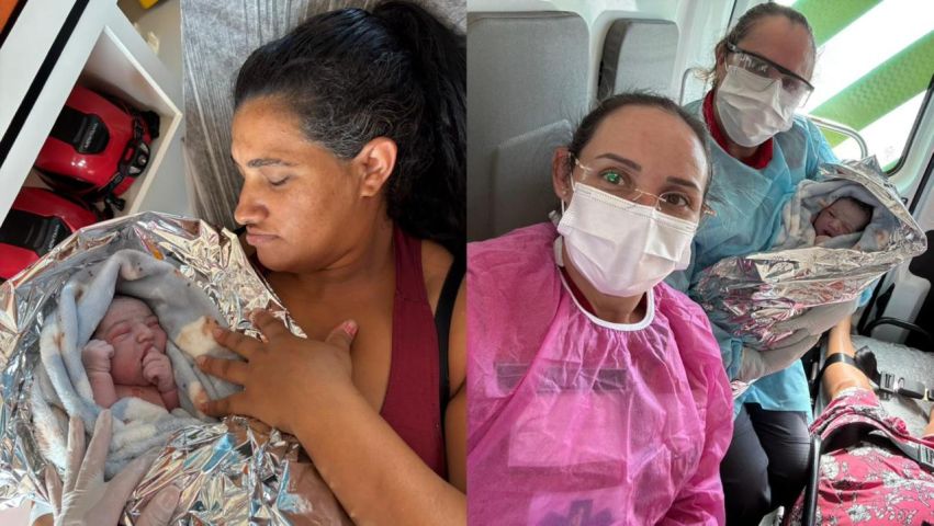 Bebê nasce dentro de carro durante trajeto ao hospital em Jaguaruna