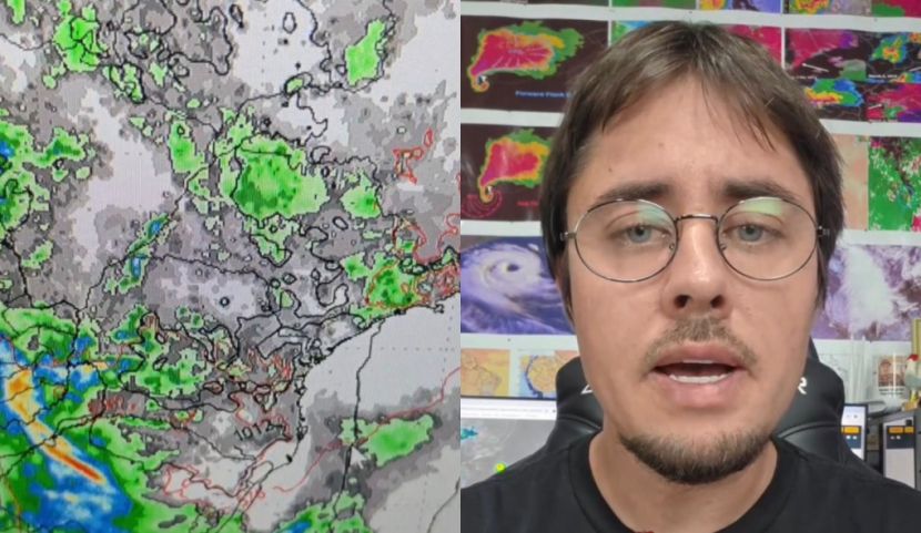 (Vídeo) Ciclone extratropical e frente fria aumentam risco de temporais no Sul, alerta o meteorologista Piter Scheuer
