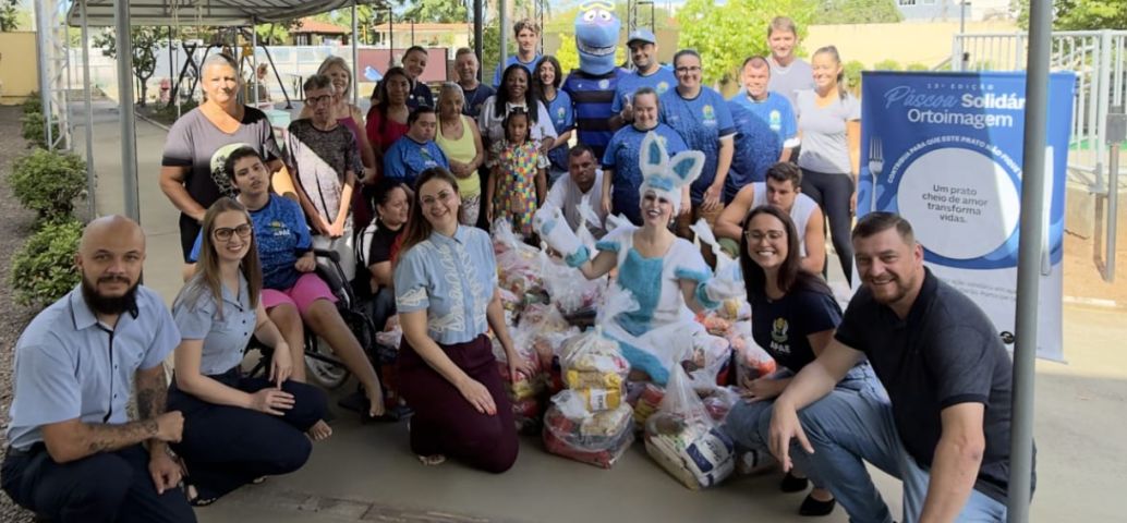 Entrega à APAE de Tubarão marca o encerramento da Páscoa Solidária Ortoimagem 2026