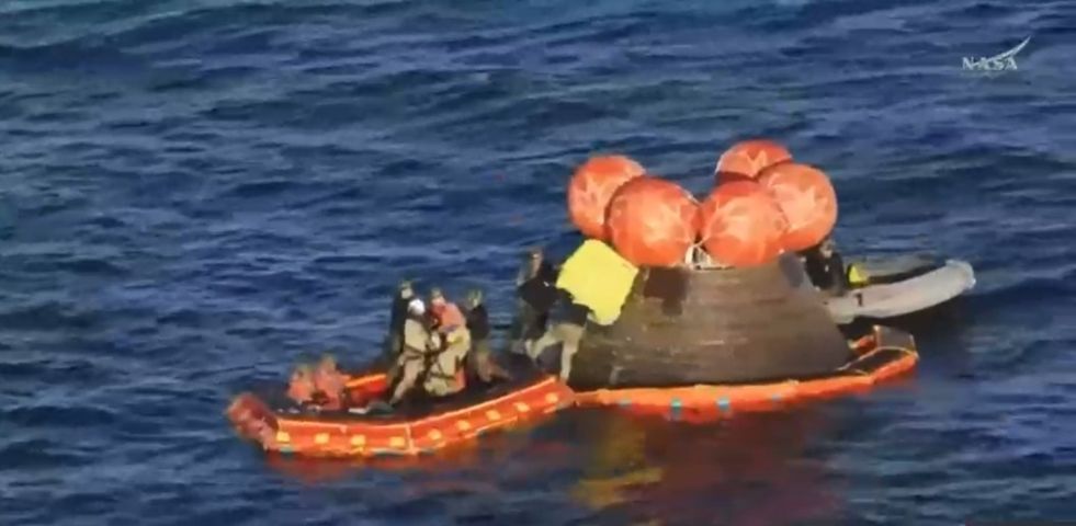 Missão Artemis: astronautas pousaram na Terra após missão na órbita lunar