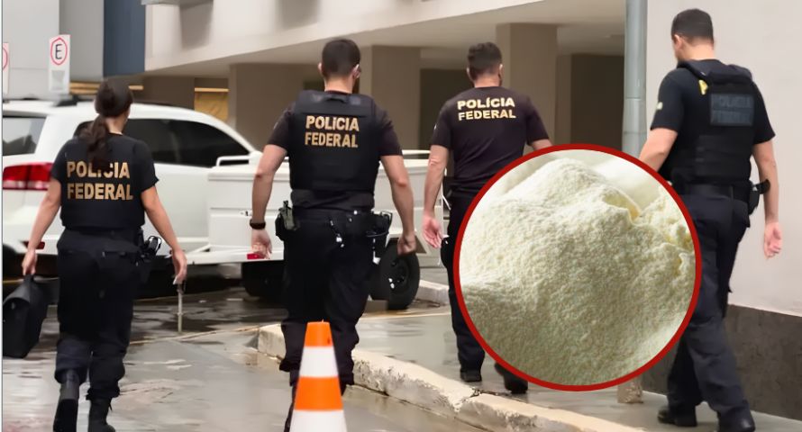 Em andamento: operação da PF cumpre mandados em Tubarão contra contrabando de leite em pó argentino
