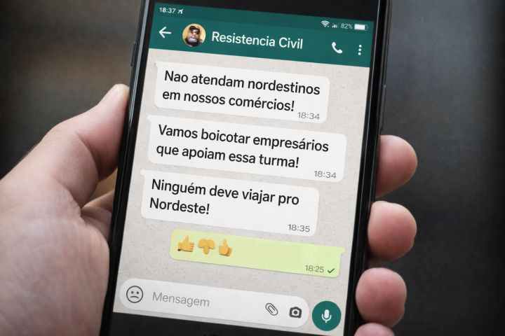 Homem é condenado por incitar preconceito contra nordestinos em grupo de mensagens