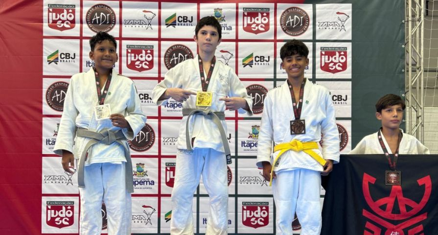 Atletas de Tubarão conquistam pódios no Estadual Sub-15 e Copa SC de Judô em Itapema