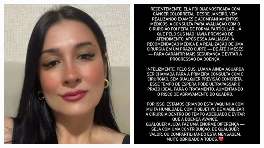 Moradora de Tubarão está realizando uma vaquinha para tratamento contra um câncer