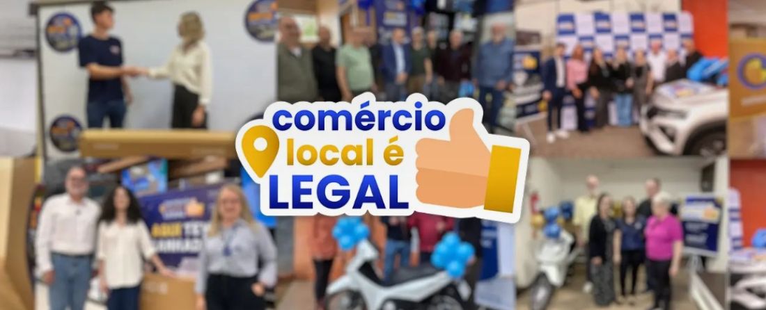 Campanha Comércio Local é Legal será lançada terça-feira (28) com R$ 500 mil em prêmios