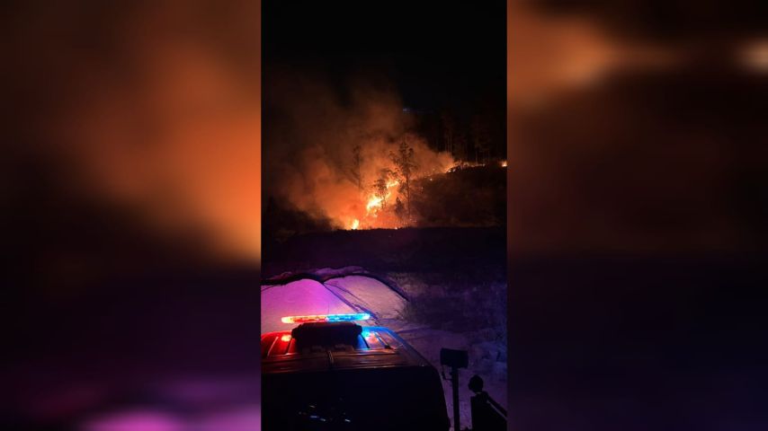 Incêndio em área de mata mobiliza bombeiros por três horas em Sangão