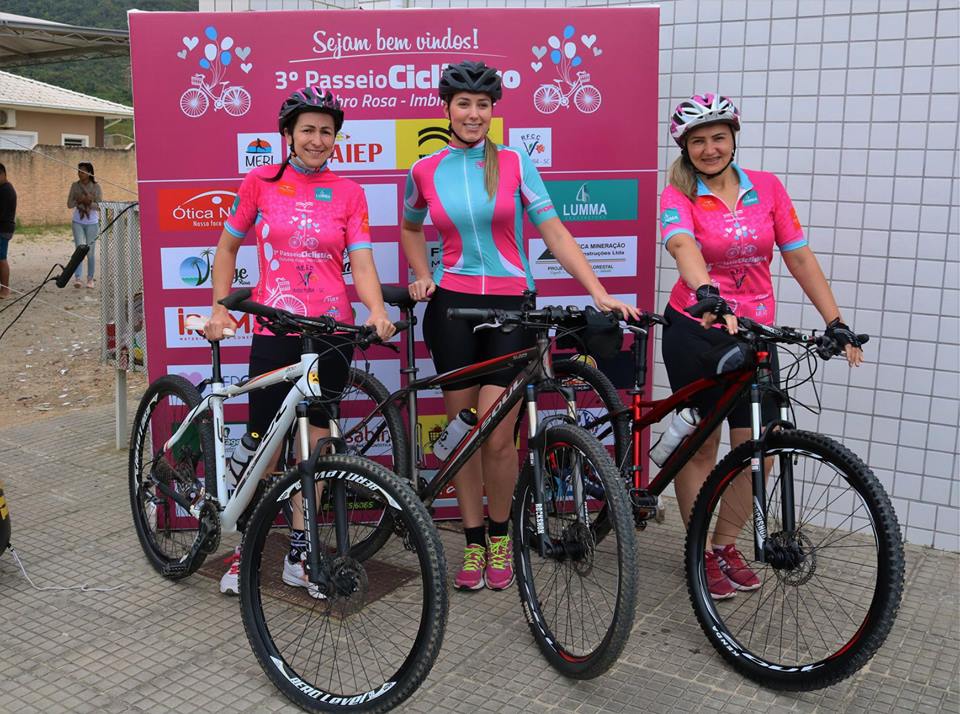 Valores arrecadados com evento ciclístico serão repassados à Rede Feminina de Combate ao Câncer de Imbituba
