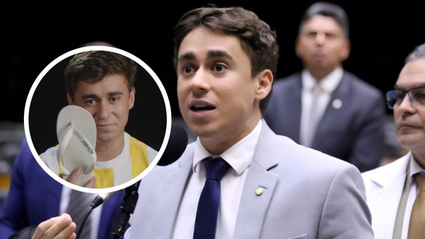 Nikolas Ferreira lança chinelo ‘Pé Direito’ após polêmica com campanha da Havaianas