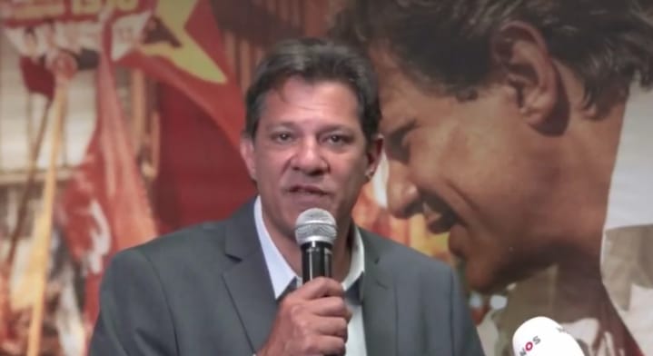 Haddad pede que TSE declare chapa de Bolsonaro inelegível