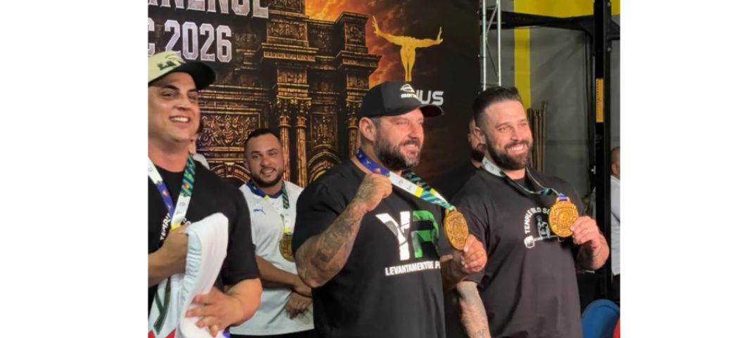 Yuri Rafael conquista títulos no Catarinense e mantém sequência de destaque no powerlifting
