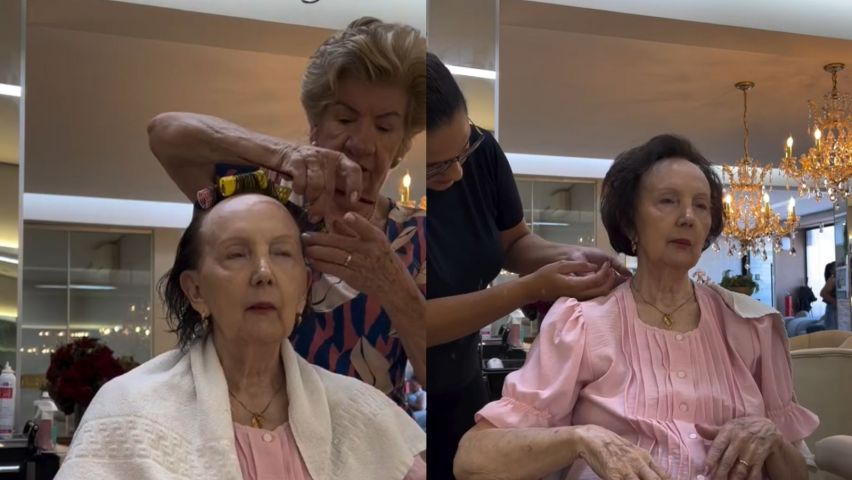 (VÍDEO) Mulher frequenta o mesmo salão de beleza há mais de 60 anos e história emociona