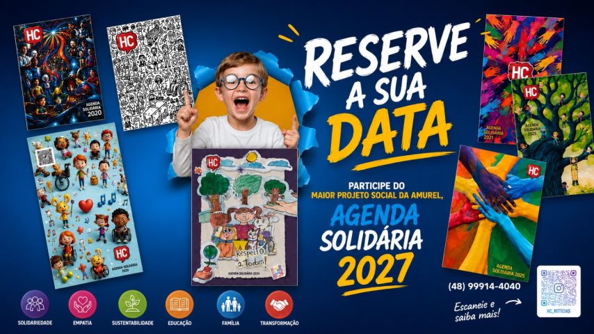 Reservas para Agenda Solidária 2027 já começaram!