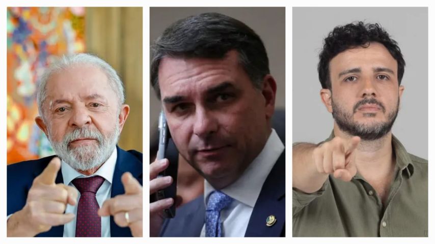AtlasIntel: Lula lidera pesquisa seguido por Flávio Bolsonaro e Renan Santos
