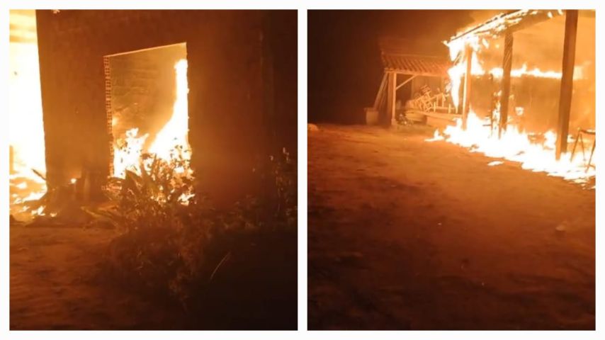 Incêndio destrói grande parte de marcenaria em Gravatal