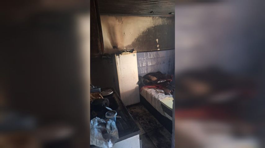 Incêndio atinge kitnet em Braço do Norte