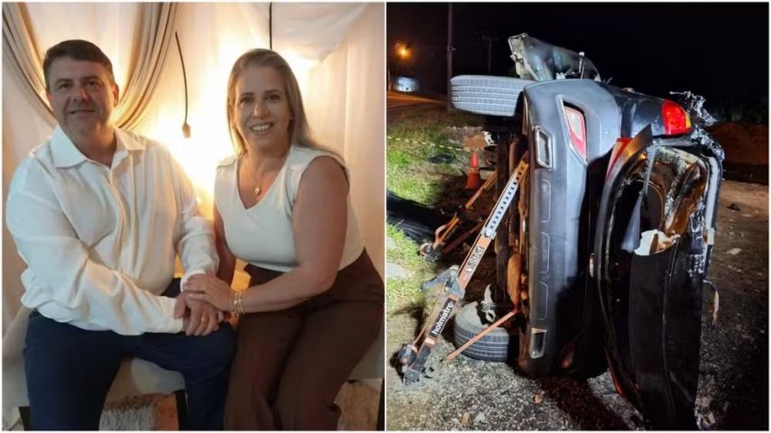 VÍDEO: Casal de pastores morre após grave acidente em Criciúma
